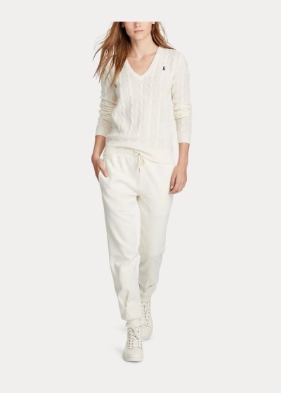 Suéter Polo Ralph Lauren Cable Wool-Cashmere Mulher 72984-FGJA